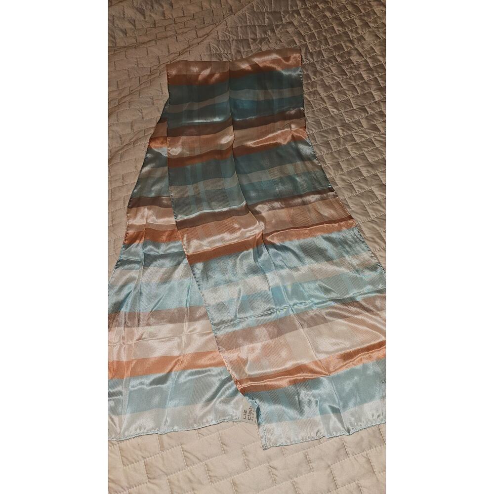 Lot (4) of Liz Claiborne Silk Scarf - Vintage - Pastel Colors